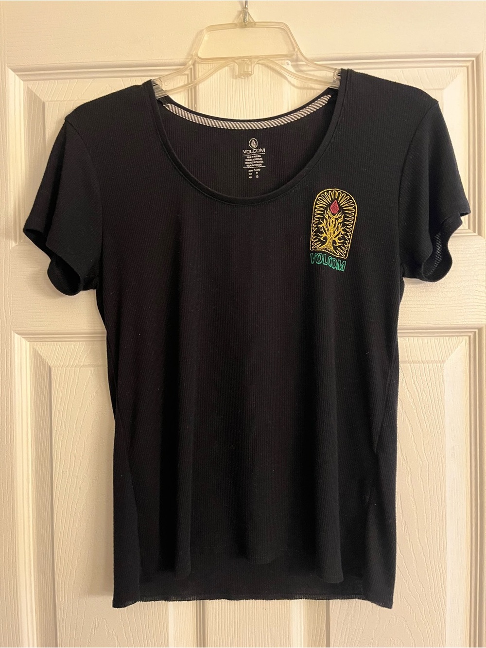 Volcom Black Short Sleeve Graphic Tee